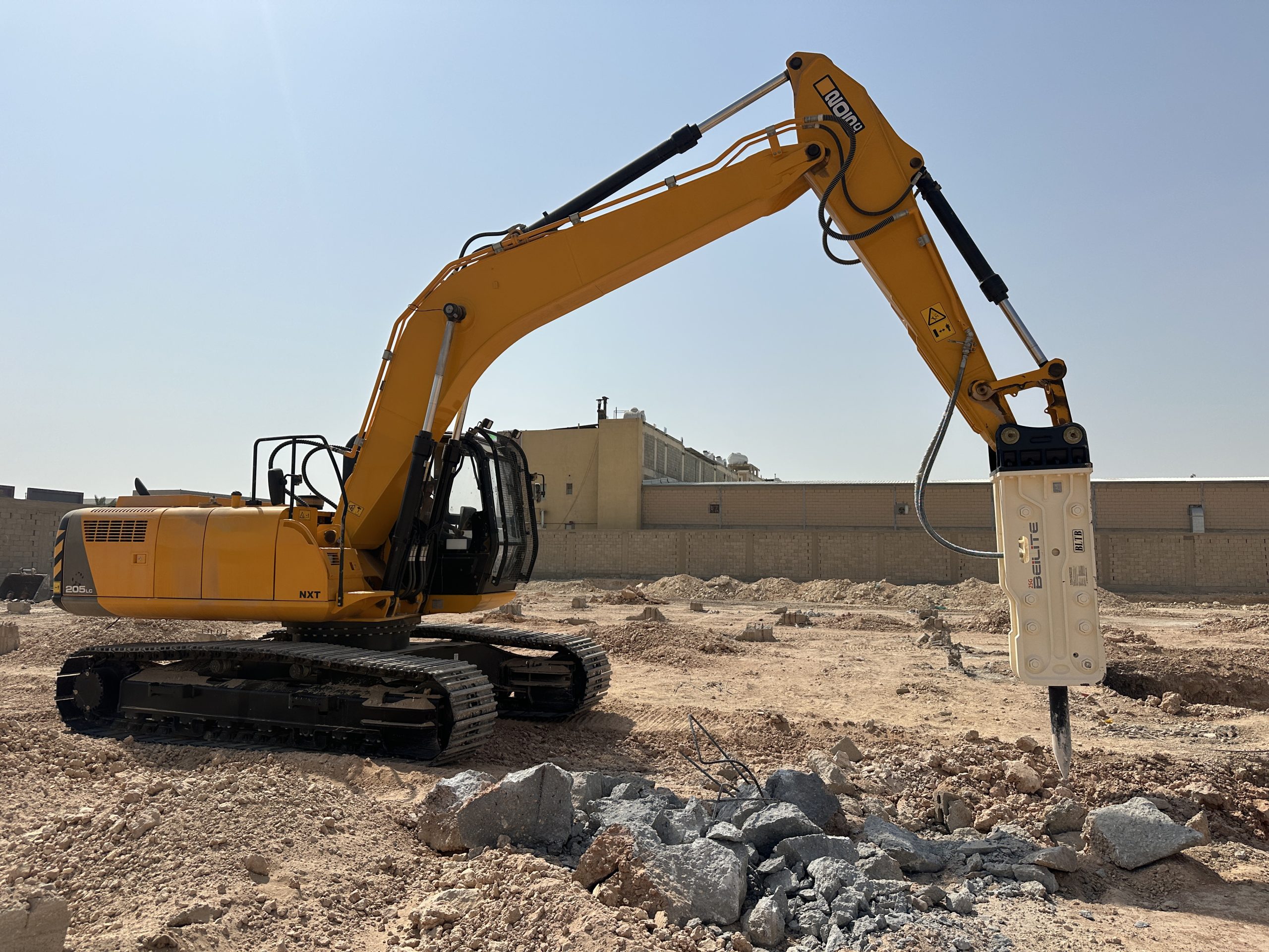 Beilite Rock Breaker application