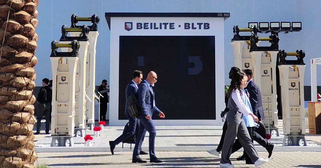 Beilite Hammer Breakers Exhibitions In Saudi Arabia