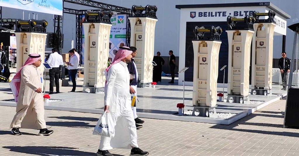 Discover Beilite Hydraulic Breakers Exhibitions In Riyadh Saudi Arabia